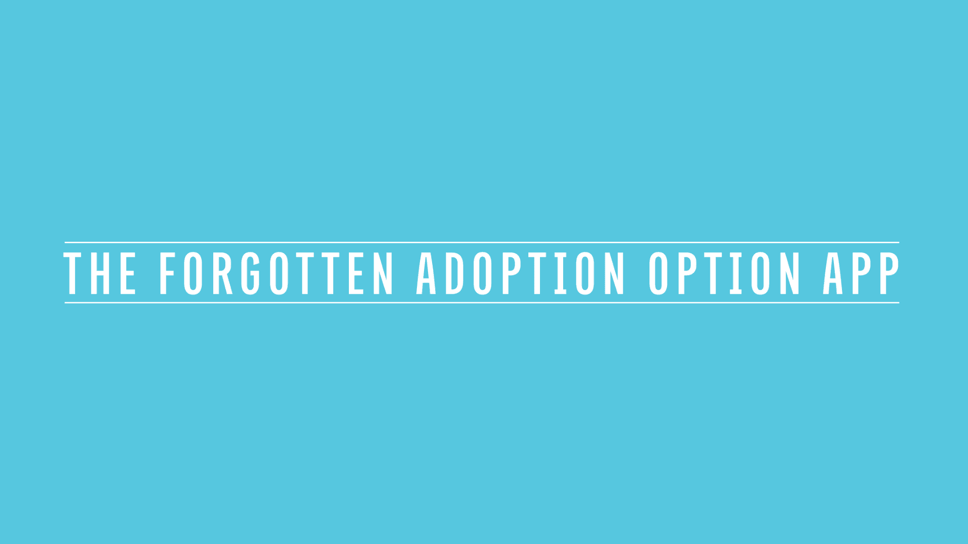 Image for Forgotten Adoption Option App
